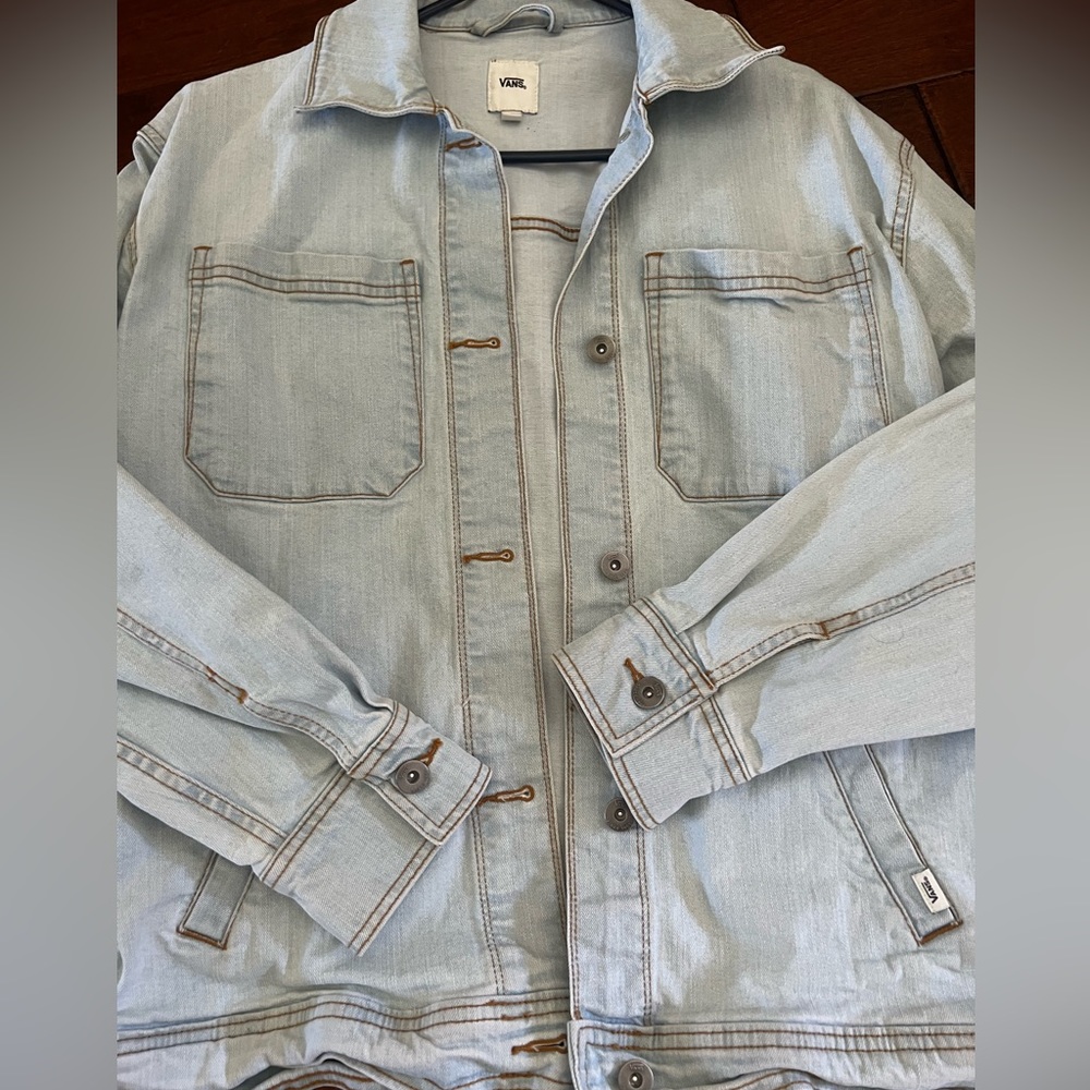 Vans Leila Denim (Surfer) Women's Water Wash Blue Jacket. Size XS